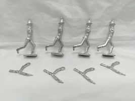 Lot Of (4) Vintage Historical Charging Infantry Lead Miniatures 2-3&quot; - $24.27 CAD