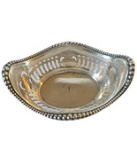 Vintage Gorham Sterling Silver .925 Pierced Nut Dishes A4775 Engraved&quot; D&quot; - $29.65