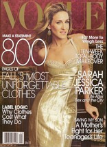 2005 Vogue September Issue Sarah Jessica Parker Gisele Bundchen Carole Radziwill - £70.95 GBP