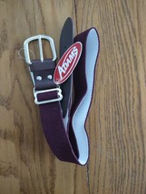 Adams Burgundy Baseball Belt - £16.38 GBP