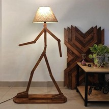 Wooden Floor Lamp Adjustable &amp; Modern Special Design Lamp For Home &amp; Office - $111.73