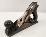 Stanley No 4 Wood Block Plane Made in Canada Woden Mark Vtg Carpentry Tool - $33.85