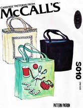 TOTE BAGS Vintage 1978 McCall&#39;s Pattern S010 UNCUT - $12.00