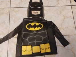 Lego Batman Minifigure Halloween Costume Childs S/P 4-6 Incomplete  - £10.82 GBP