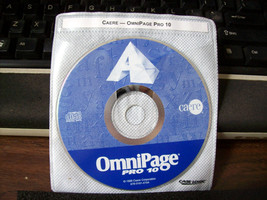 Caere OmniPage Pro 10 New Great Condition - $25.00