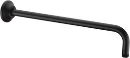 Bestill 16 Inch L-Shaped Shower Head Extension Arm, Shower Arm And, Matte Black - £27.16 GBP