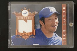 2003 Upper Deck Baseball Card Honor Roll HIDEO NOMO Dean&#39;s List Jersey DL-HN1 - £13.23 GBP