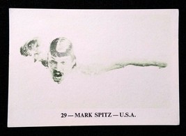 MARK SPITZ - USA ~ ROOKIE ✱ Mexico 68 Olimpic Games Swimmer Portuguese Sticker   - £31.69 GBP