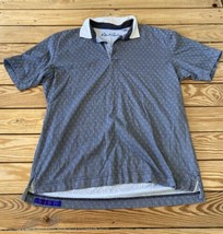 Robert Graham Men’s Short Sleeve Polo Shirt Size M Black AH - £16.72 GBP