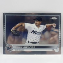 2022 Topps Chrome Baseball Jesus Luzardo Base #112 Miami Marlins - £1.57 GBP