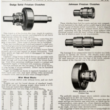 1922 Friction Clutches Hardware Advertisement NT Bushnell Catalogue DWF19 - $469.08 MXN