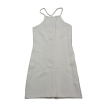 Primi Dress Womens M White Plain Sleeveless Halter Neck Criss Cross Back... - $29.70