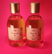Sabon Shower Oil: Patchouli Lavender Vanilla &amp; Musk (2×)10.5oz Set - £52.75 GBP