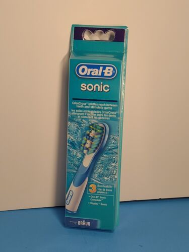 Package of 3 Braun Oral-B Sonic Brush Heads New (h) - $29.69