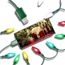 Led Christmas Lights Type C Charging Cable, Usb And Bulb Charger, Led Light Comp - £19.60 GBP