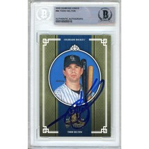 Todd Helton Auto 2005 Diamond Kings 84 Colorado Rockies Autograph BAS Slab HOF - £119.89 GBP