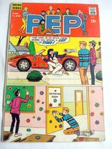 Pep Comics #230 1969 Good Flower Applique Cover, Car Wash Story - £6.36 GBP