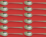 Greenbrier by Gorham Sterling Silver Teaspoon Set 12 pieces 6&quot; - £371.37 GBP