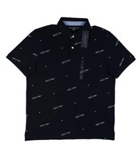 Men&#39;s Tommy Hilfiger Signature Print Polo Shirt Blue Denim  Small  SP - £20.89 GBP