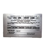 Call Girl Credit Card Money Clip Novelty Brothel Gift - £31.42 GBP