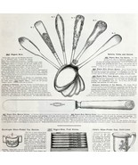 Rogers Bros Silver Plate 1894 Victorian Advertisement Silverware DWII12 - $40.99 CAD