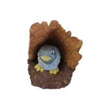 Woodland Surprises Bluebird Log Figurine 1984 Jaqueline B. Smith Vintage - £9.43 GBP