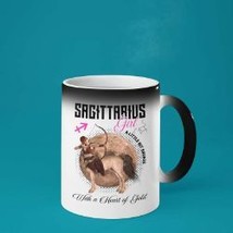 Sagittarius Girl Color Changing Novelty Coffee Mug Gift - £15.82 GBP