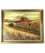 Vintage Framed Guy Coheleach Homecoming Lithograph Rustic Rural 25x31” - $129.93 CAD