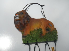 Lion Hand Painted Windchimes Chimes Garden Decor Home Decor Vintage - £11.70 GBP