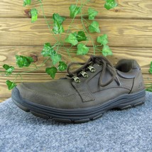SKECHERS Classic Fit Men Sneaker Shoes Brown  Lace Up Size 8.5 Medium - £23.73 GBP