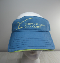 Women&#39;s jimmy v celebrity golf visor blue Triangle sport headwear est 19... - £7.90 GBP