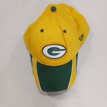 New Era NFL Green Bay Packers Men's Back Fitted Yellow Baseball Cap Hat Sz L/XL image 3