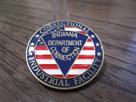 Indiana Dept of Correction Correctional Industrial Facility Challenge Coin #713T - £30.85 GBP