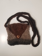 Handmade Crochet Over the Shoulder Cross-Body Satchel Handbag - $18.00