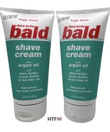 High Time Dare to Be Bald SHAVE CREAM - 5oz - Lot Of 2 Tubes - £31.00 GBP