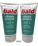 High Time Dare to Be Bald SHAVE CREAM - 5oz - Lot Of 2 Tubes - $39.59