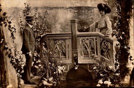 Real Picture Postcard 1914 ROMANCE-bk45 - £3.16 GBP