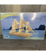 European Sailing Boat Woodcraft Construction Kit - New Sealed - $6.13