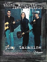 Takamine acoustic guitar ad Sister Hazel Andrew Copeland Ryan Newell Ken Block - £3.41 GBP