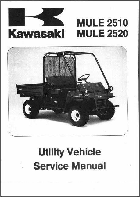 1993-2000 Kawasaki Mule 2510 / Mule 2520 ( KAF620 ) UTV Service Manual CD - $12.99