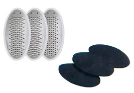 Foot Egg File Professional Replacement Emery Pads Blades - £11.79 GBP