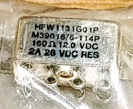 12v 2 AMP relay HFW1131G01P 2A  Relay MILITARY SURPLUS 5945-01-209-0592 - £14.52 GBP