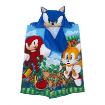Sonic The Hedgehog, Tails and Knuckles Hooded Towel, 24&quot; X 50&quot; - $19.79