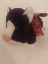Russ Chubby Chums Tuxedo Cat Black and White Mint With all Tags - $24.99