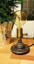 Farmhouse Industrial Desk Lamp Edison Bulb -Industrial Light - $70.00