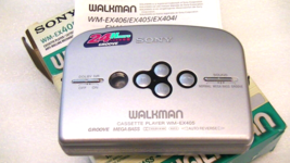 Restored Vintage Sony Walkman Cassette Player WM-EX405, Works Very Well - £122.08 GBP