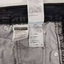 Levis Low Pro Straight Women's Black Cotton Jeans Size 26 (26×30) image 6