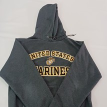 Champion RN#49314 United States Marines Hoodie Men’s Gray Hoodie Sweatshirt Sz S image 9