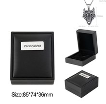 Punk Fox Vikings Wolf Head Pendant Necklace Men&#39;s Jewelry Stainless Steel Animal - £19.26 GBP