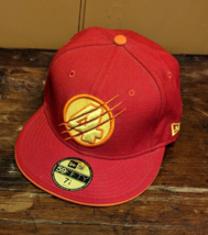 Marvel Fantastic 4 Wolverine Claws New Era Fitted Red Yellow Hat 59 Fifty 7 1/8 - £14.96 GBP